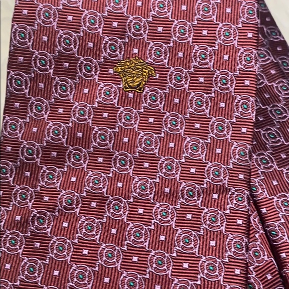 Versace red tie - Picture 2 of 4